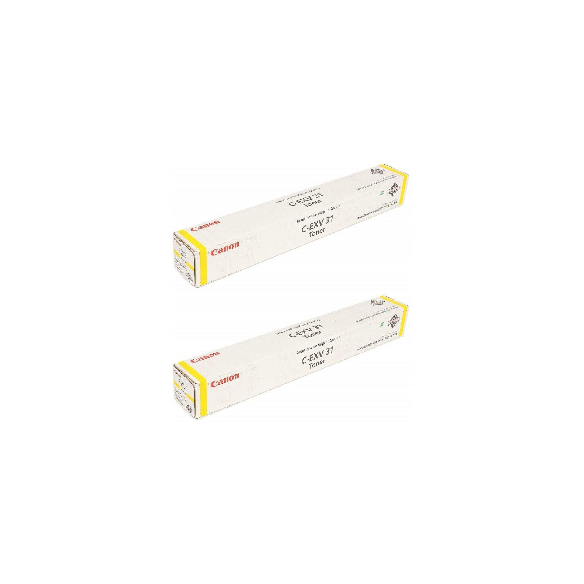Pachet cartuse toner C-EXV31Y galben x2 Canon original 104000 pagini