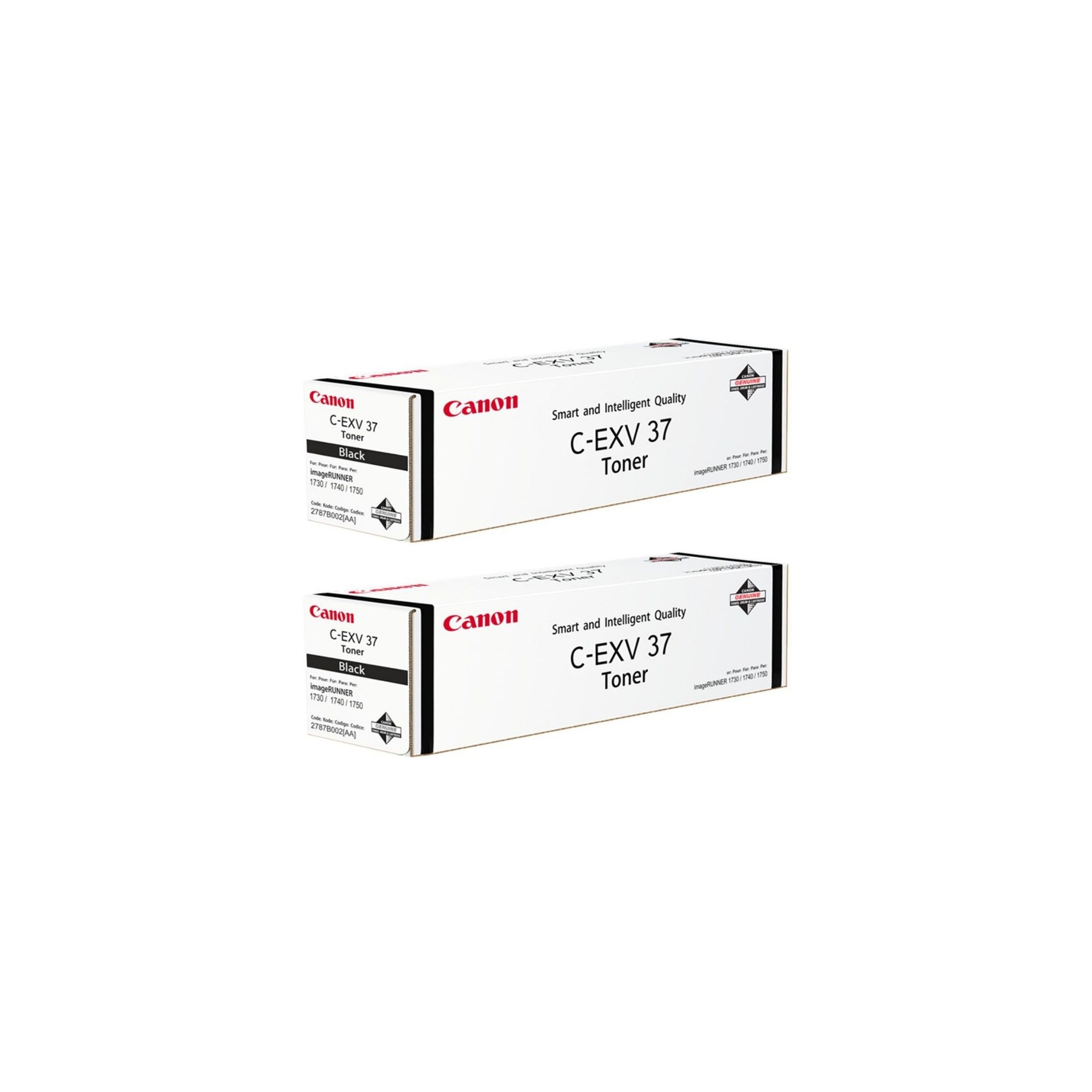 Pachet cartuse toner C-EXV37 negru x2 Canon original 30200 pagini