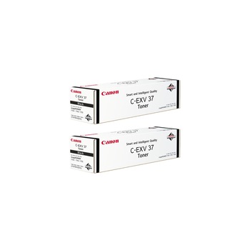 Pachet cartuse toner C-EXV37 negru x2 Canon original 30200 pagini Pachet cartuse toner C-EXV37 negru x2 Canon original 30200 pagini