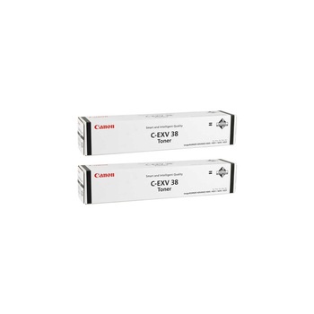 Pachet cartuse toner C-EXV38 negru x2 Canon original 68400 pagini Pachet cartuse toner C-EXV38 negru x2 Canon original 68400 pagini