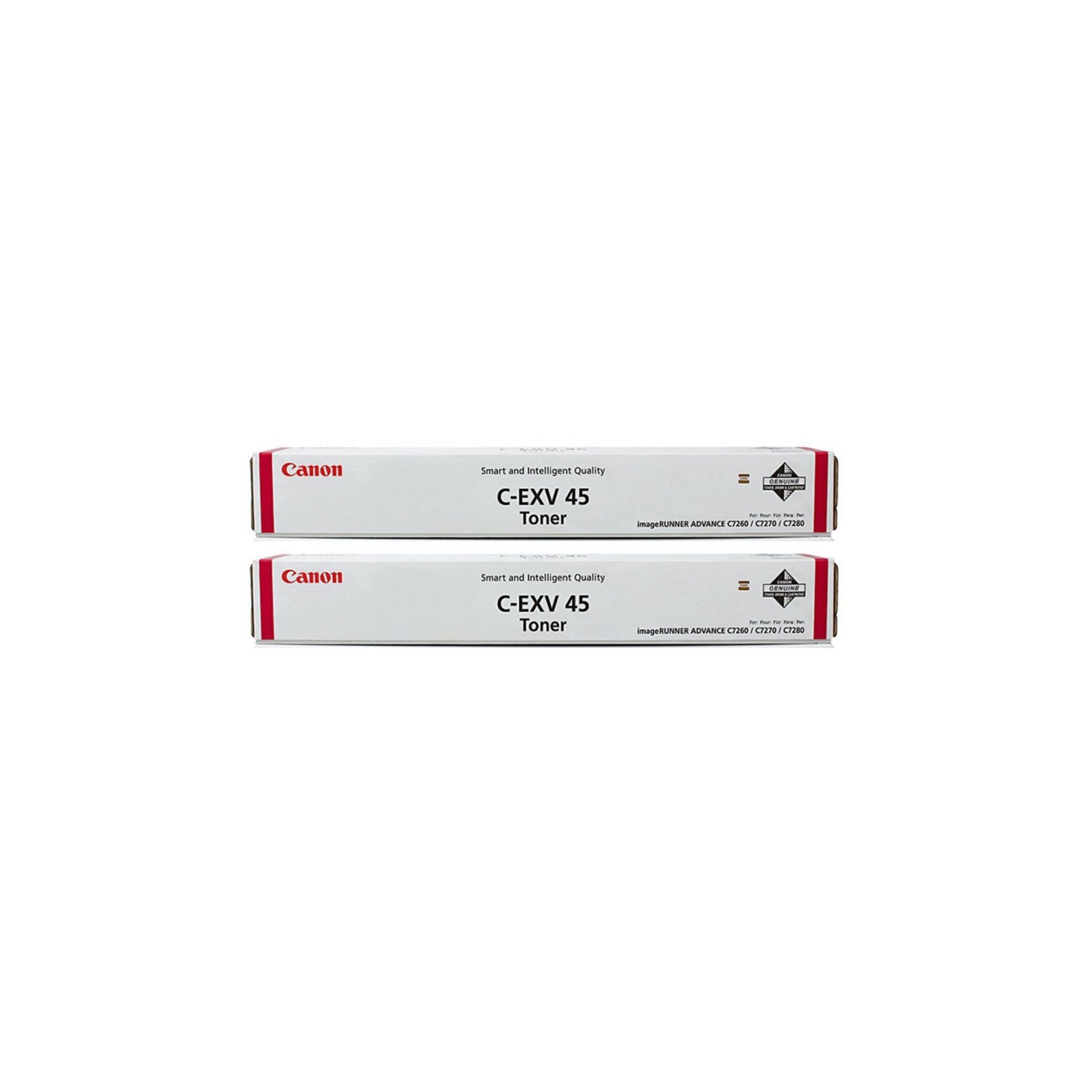 Pachet cartuse toner C-EXV45M magenta x2 Canon original 104000 pagini
