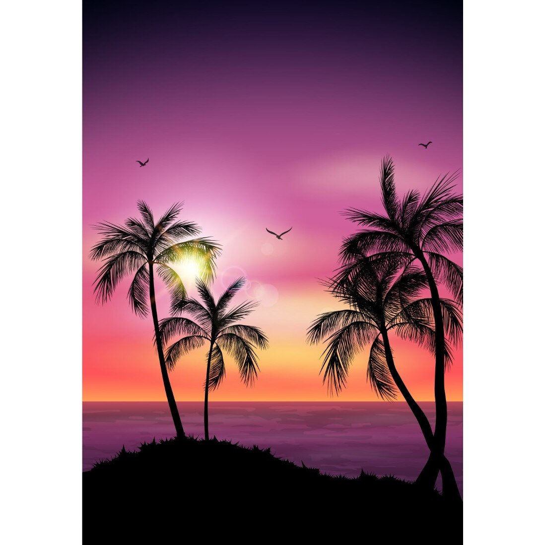 Tablou canvas Palmier4, 70 x 105 cm