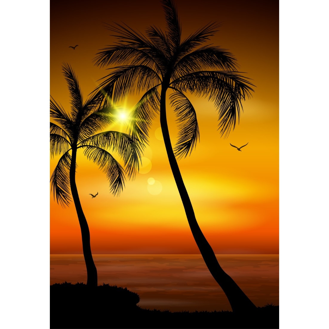 Tablou canvas Palmier6, 70 x 105 cm