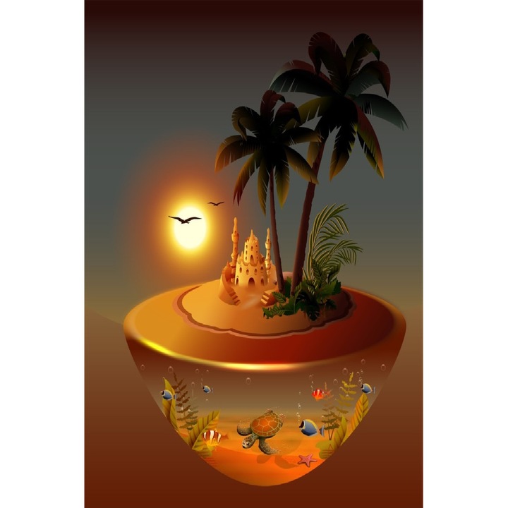 Tapéta Pálmafák19, 300 x 250 cm