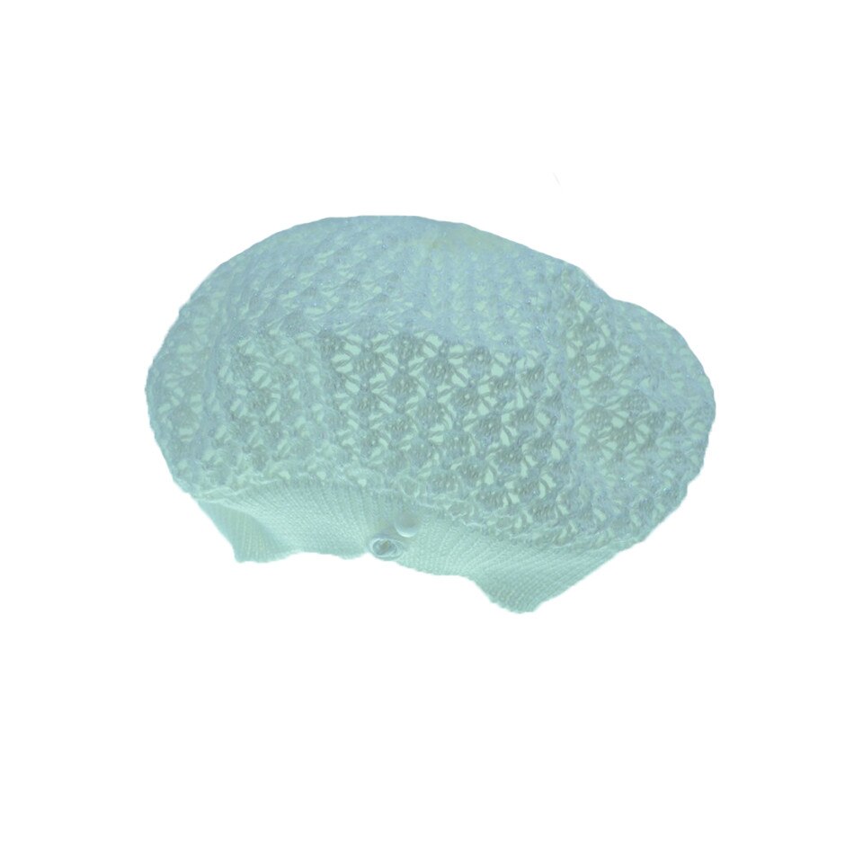 Caciula pentru fete Mini Junior CGF2, Alb, 52-54