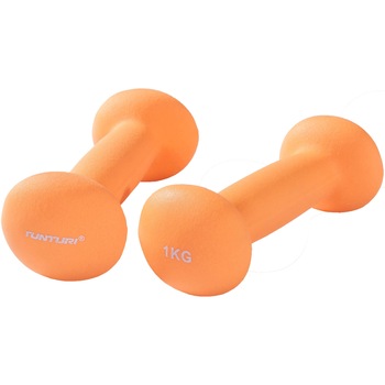 Gantere neopren Tunturi, 2 x 1kg, orange Gantere neopren Tunturi, 2 x 1kg, orange