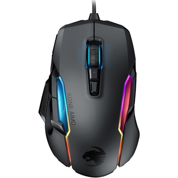 Mouse gaming Roccat Kone AIMO - remastered, iluminare RGB 5 zone, Negru Mouse gaming Roccat Kone AIMO - remastered, iluminare RGB 5 zone, Negru