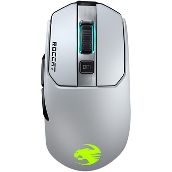 Mouse gaming wireless Roccat Kain 202 AIMO, iluminare RGB, Alb Mouse gaming wireless Roccat Kain 202 AIMO, iluminare RGB, Alb