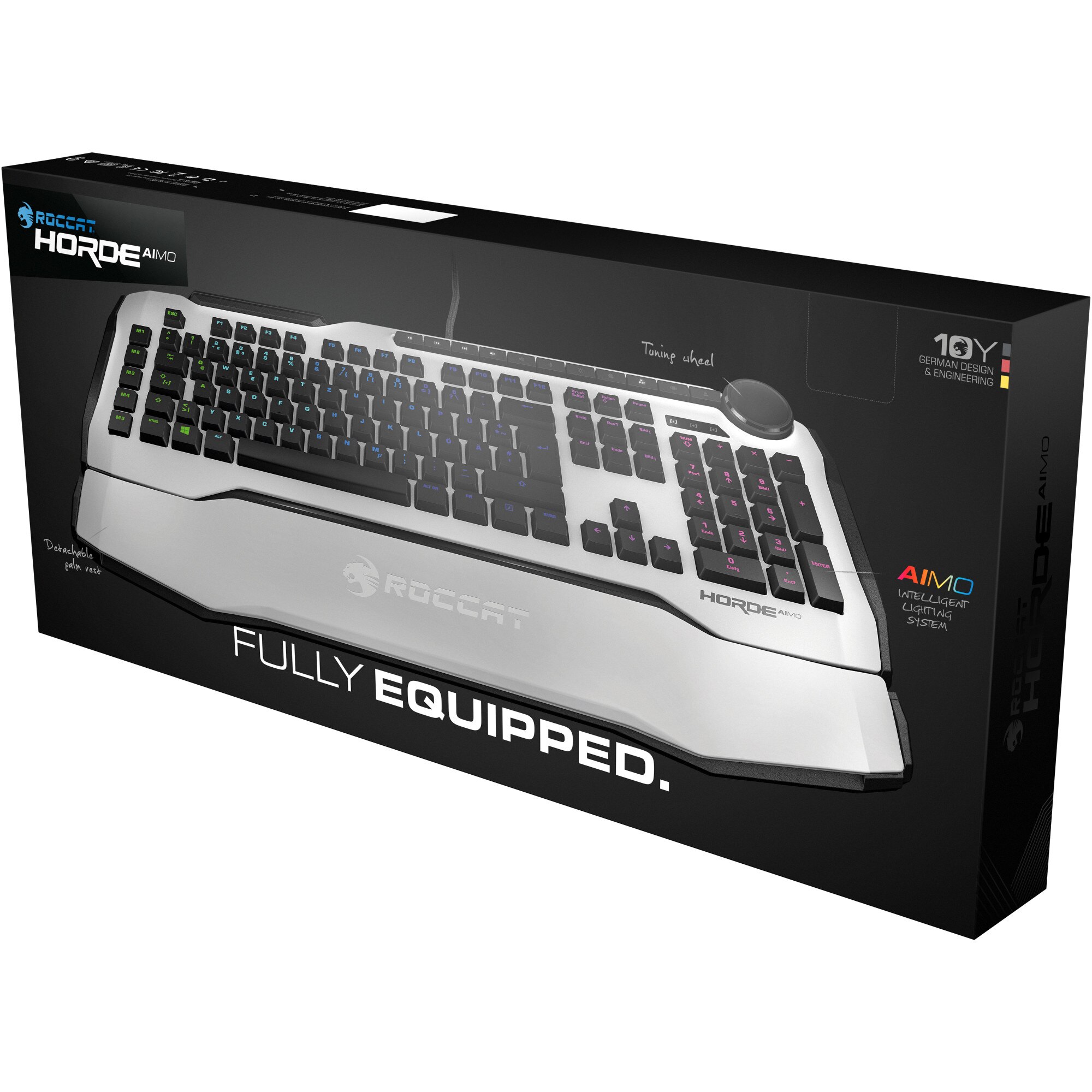 Клавиатура Gaming Roccat Horde AIMO, Switch hybrid membranical, RGB ...