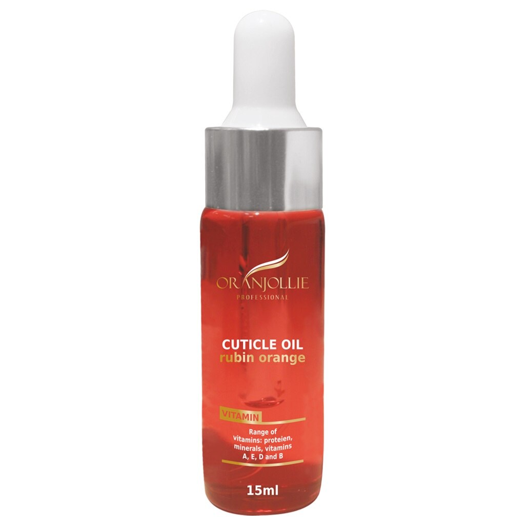 Ulei cuticule cu pipeta Oranjollie Portocala, 15 ml