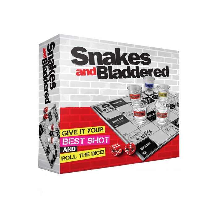 Joc adulti - Snakes and bladdered, Petrecere cu shoturi