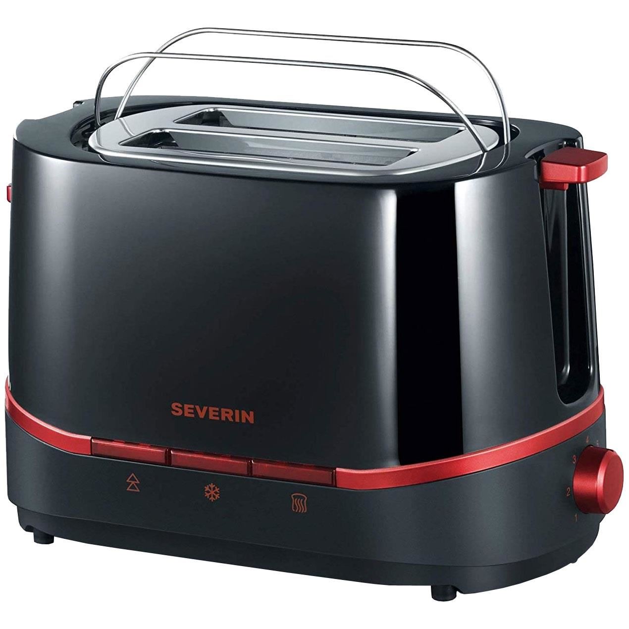 Prajitor de paine Severin AT 2292, incalzitor de chifle cu functie decongelare, reincalzire, latime reglabila a feliilor
