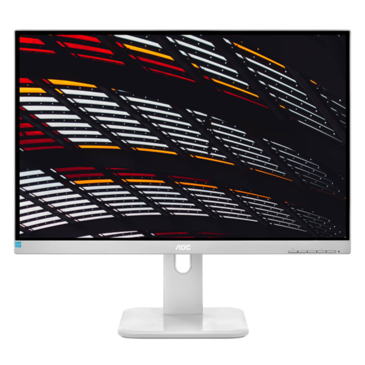 AOC 24P1 LED monitor, 23.8" IPS, Full HD, 1920x1080, D-Sub, HDMI, DVI, ezüst