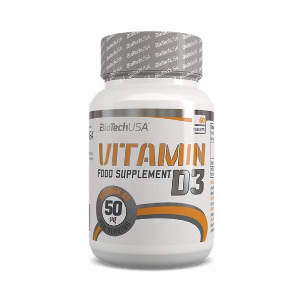 Tablete Vitamin D3, 60 tablete, Biotech
