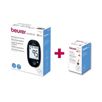 Glucometru GL44 Lean + o cutie de 50 teste Glucometru GL44 Lean + o cutie de 50 teste