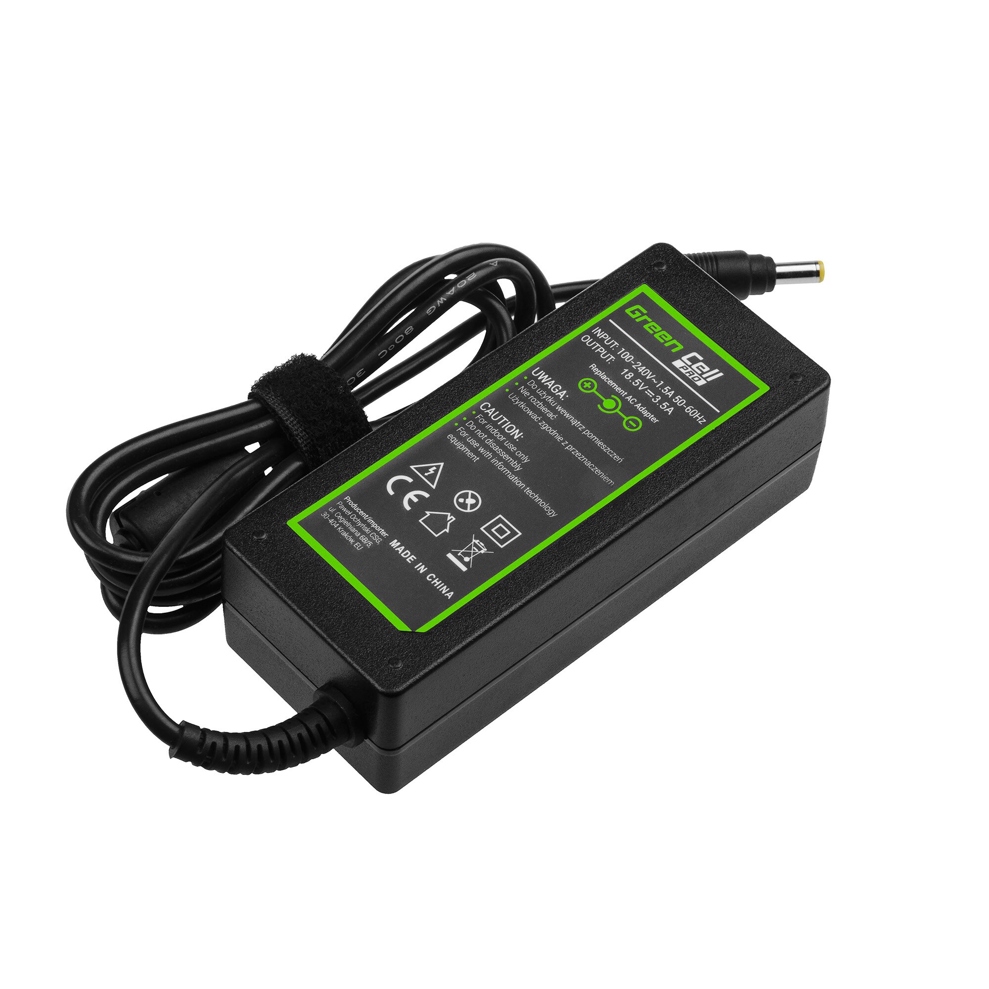 Incarcator Green Cell® serie pentru HP Pavilion DV5136EU 18.5V 3.5A 65W