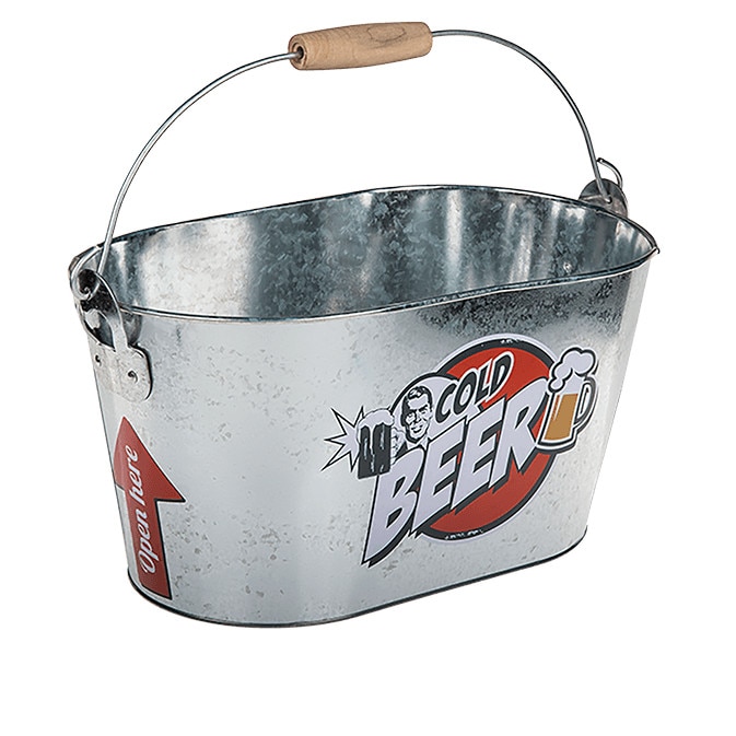 Galeata pentru racit berile cu 2 desfacatoare laterale, 26 x 13 cm, Out of the blue