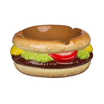 Scrumiera hamburger, 11 cm, Out of the blue Scrumiera hamburger, 11 cm, Out of the blue