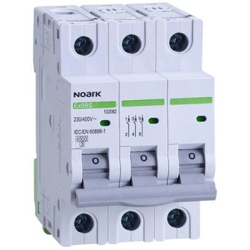 Siguranta automata 3P, 20A, curba de declansare C, capacitate de rupere 4,5kA, Noark Siguranta automata 3P, 20A, curba de declansare C, capacitate de rupere 4,5kA, Noark