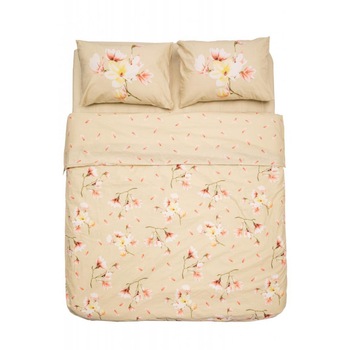 LENJERIE KS BBC 4 PIESE, 144TC MAGNOLIA LENJERIE KS BBC 4 PIESE, 144TC MAGNOLIA