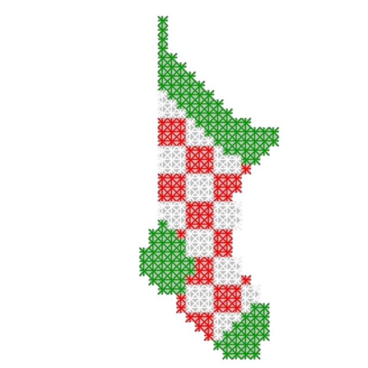 Számítógépes hímzőprogram, D CUSUT, karácsonyi motívum, XM026, CD/DVD támogatás