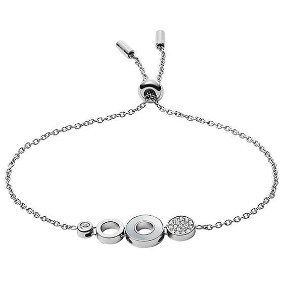 Bratara Fossil Classic JF03141040, Argintiu