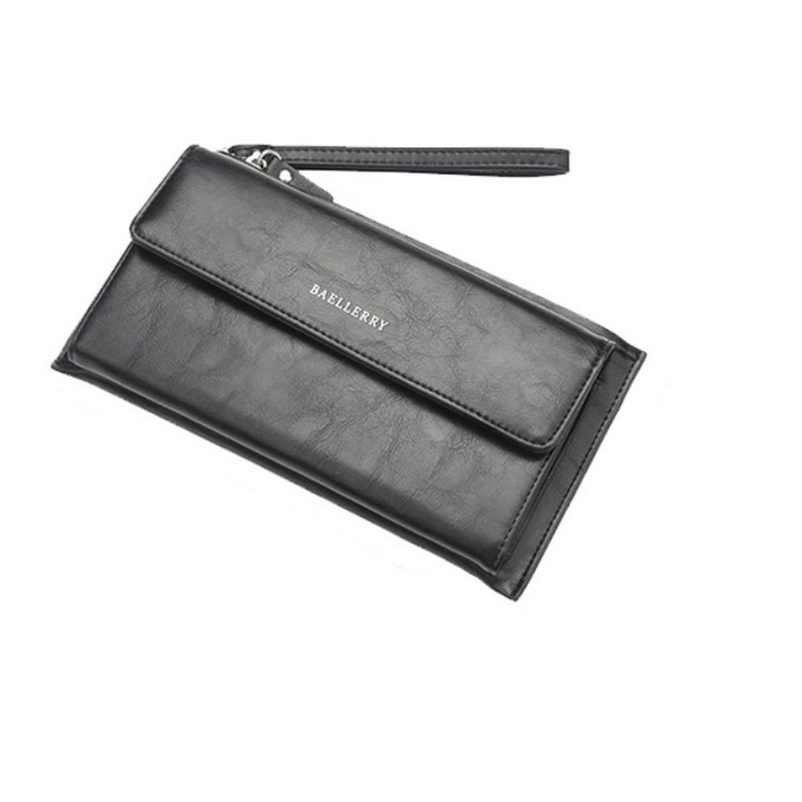 Portofel dama Baellerry , RM-034 , Negru , Piele