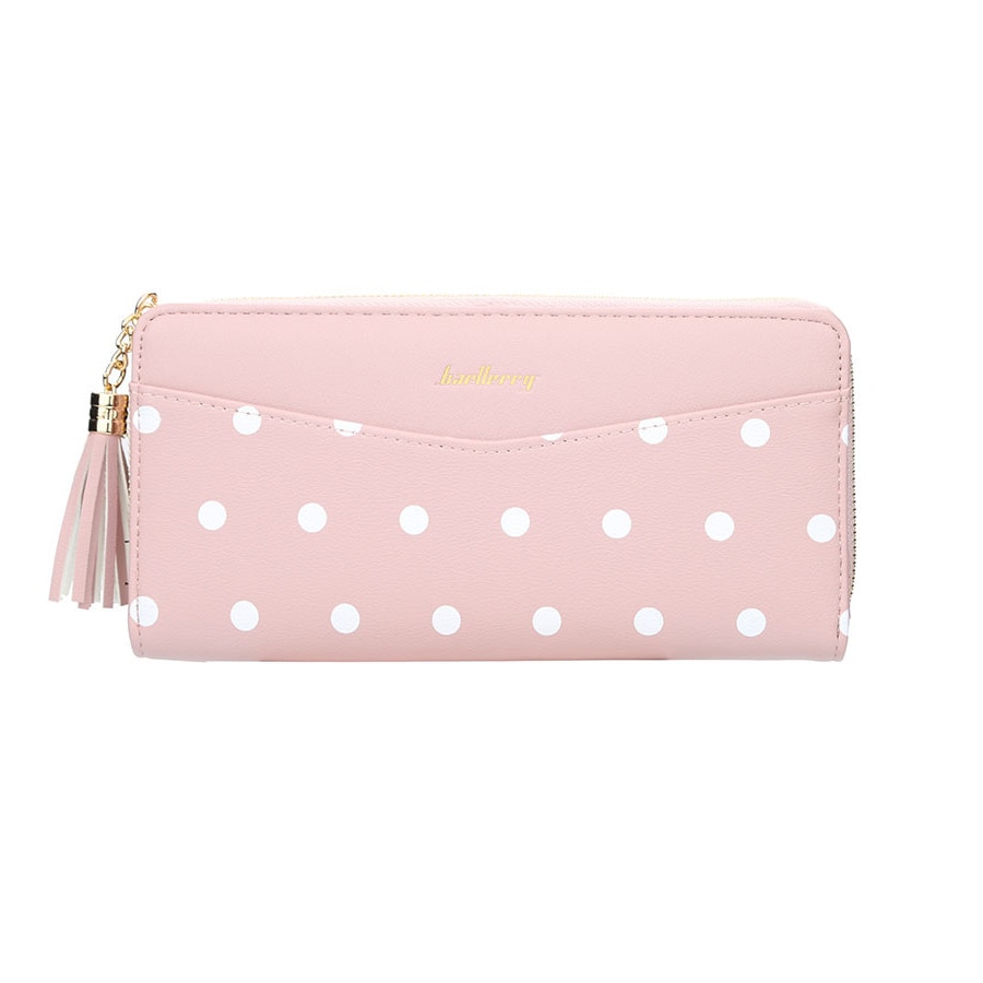 Portofel dama Baellerry , RM-766 , Roz , Piele