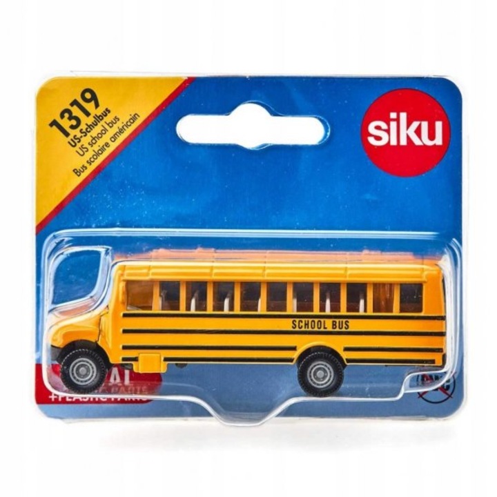 Макет на училищен автобус Siku 1319 USA
