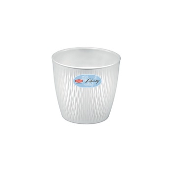 Ghiveci rotund Liberty 16 cm alb Ghiveci rotund Liberty 16 cm alb