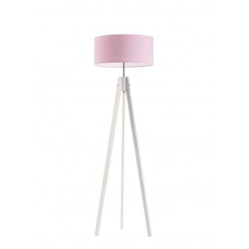 Lampater Roz Lampadar HAITI abajur roz deschis cadru alb - eMAG.ro