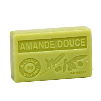 Sapun Natural de Marsilia 100g Ulei de Argan Bio - Migdale Dulci Sapun Natural de Marsilia 100g Ulei de Argan Bio - Migdale Dulci