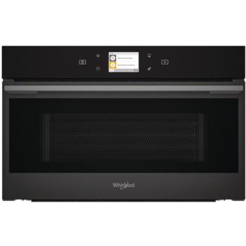 Cuptor cu microunde incorporabil Whirlpool W9 MD260 BSS, Colectia W, 31 litri, 1000 W, CRISP, gratar, abur/abur, display inteligent, otel inoxidabil, negru