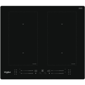 Plita electrica incorporata, Whirlpool, WL S8560 AL, Senzor, 4 zone de gatit, 59,8 cm, Negru