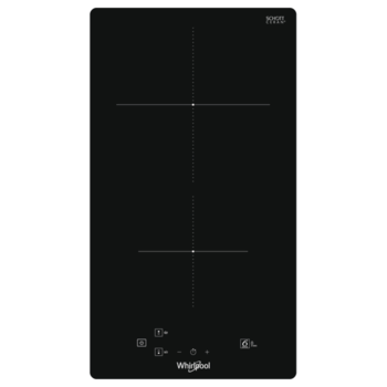 Plita electrica incorporabila, Whirlpool, WS Q0530 NE, 2 zone de gatit, 51 cm, Negru
