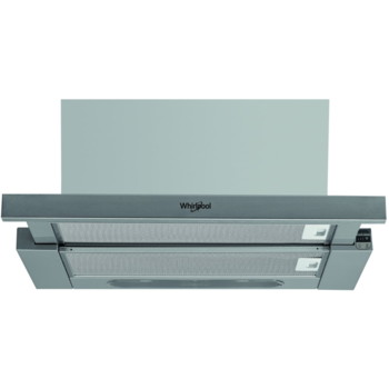 Hota telescopica Whirlpool AKR 634 GY/3, iluminare LED, Argintiu