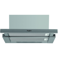 Hota telescopica Whirlpool AKR 634 GY/3, iluminare LED, Argintiu