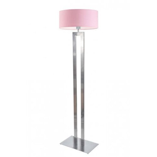 Lampater Roz Lampadar KALIFORNIA abajur roz deschis cadru argint - eMAG.ro