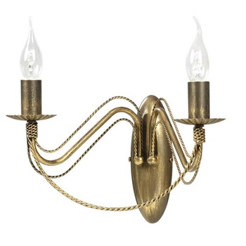 Aplica Emibig, Tori, Metal, Auriu, 2x40W Aplica Emibig, Tori, Metal, Auriu, 2x40W