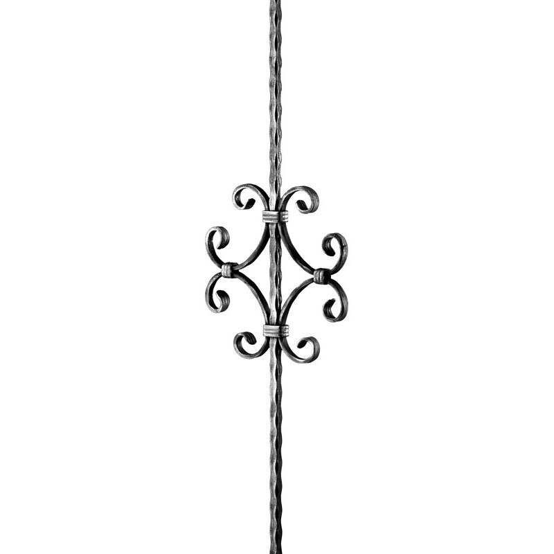 Balustru fier forjat 900X240mm, Ferrobrand