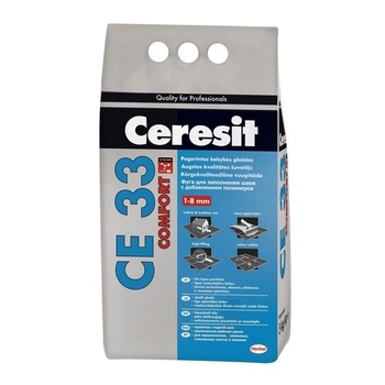 Chit de rosturi gresie si faianta Ceresit CE 33, natura, crem, interior, 2 kg Chit de rosturi gresie si faianta Ceresit CE 33, natura, crem, interior, 2 kg