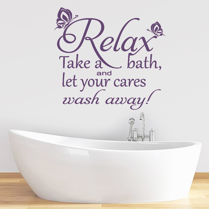 HomeTATTOO - Relax Falmatrica, faltetoválás 110x100cm Ibolyalila