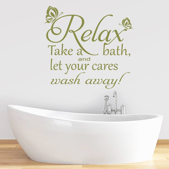 HomeTATTOO - Relax Falmatrica, faltetoválás 65x60cm Olivazöld