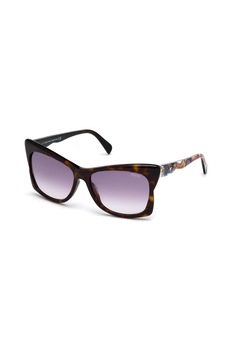 Emilio Pucci, Ochelari de soare cat-eye cu lentile in degrade, Negru/cafeniu, 59-16-140 Standard Emilio Pucci, Ochelari de soare cat-eye cu lentile in degrade, Negru/cafeniu, 59-16-140 Standard