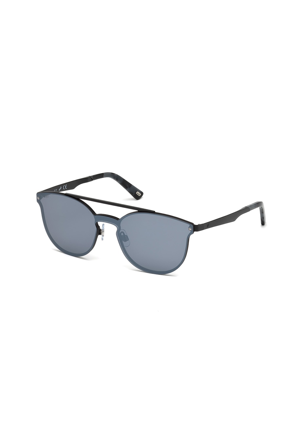 Web, Ochelari de soare pilot unisex, Negru, ONE SIZE Standard