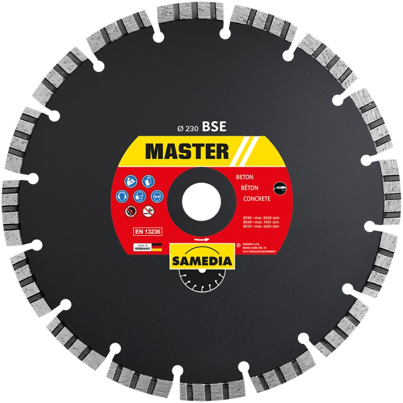 Disc diamantat BSE 350x25.4 mm pentru beton