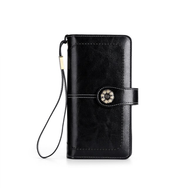 Portofel dama din piele naturala BTG-920, Negru