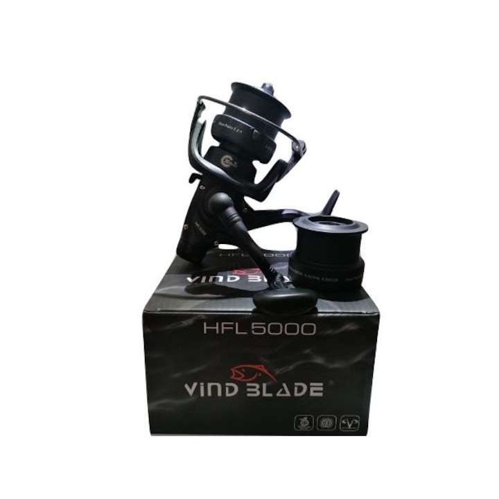 Wind Blade HFL5000 Orsó, 2020-as modell, 8 tartalék dobcsapággyal és baitrunnerrel