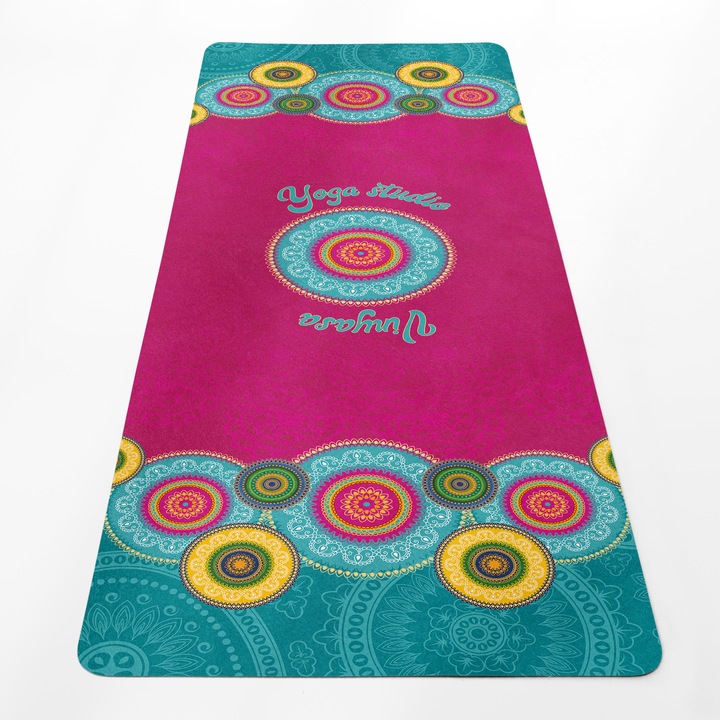 Йога мат Cool Bedding Хипи Мандала професионален, размер 68х183 см., YM63