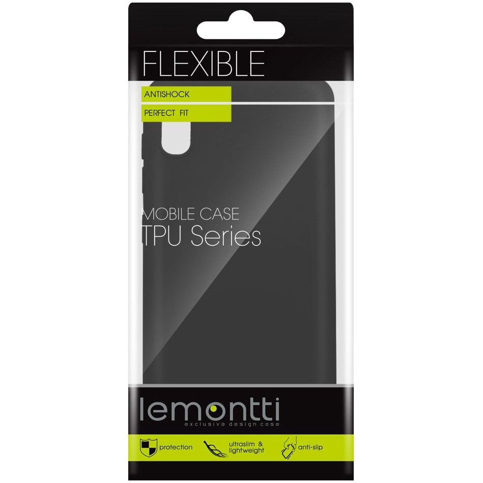 Husa de protectie Lemontti Silicon Silky pentru Samsung Galaxy A10, Negru